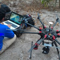 Drone for forest fire monitoring