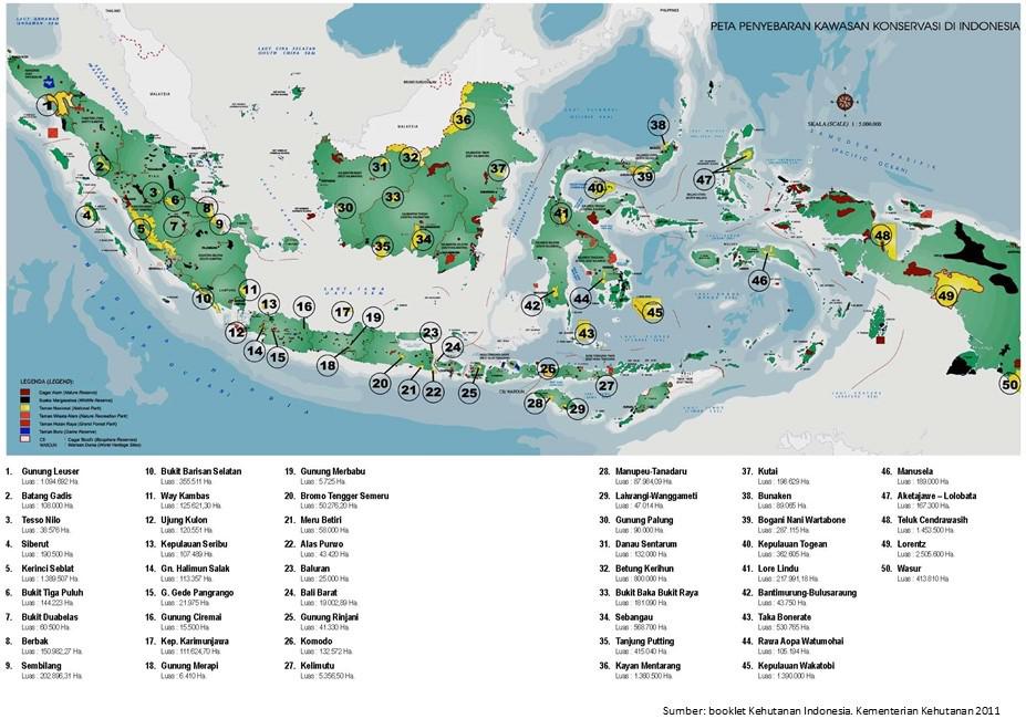 Peta Cagar Alam Di Indonesia Materisekolah Github Io