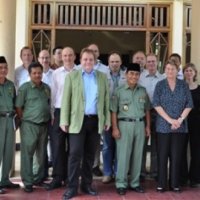 Delegation with Government officials of Tarakan District